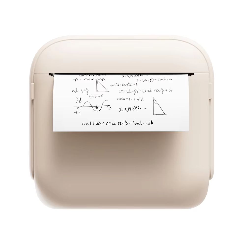 Mini Portable Thermal Printer 200DPI Wireless Bluetooth-Compatible Pocket Photo Printer with 1 Rolls Paper Thermal Label Printer