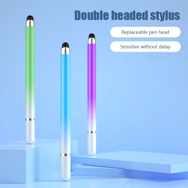 2 In 1 Stylus Pen For Mobilephone Tablet Capacitive Touch Pencil without Delay For Universal Android Phone Drawing Screen