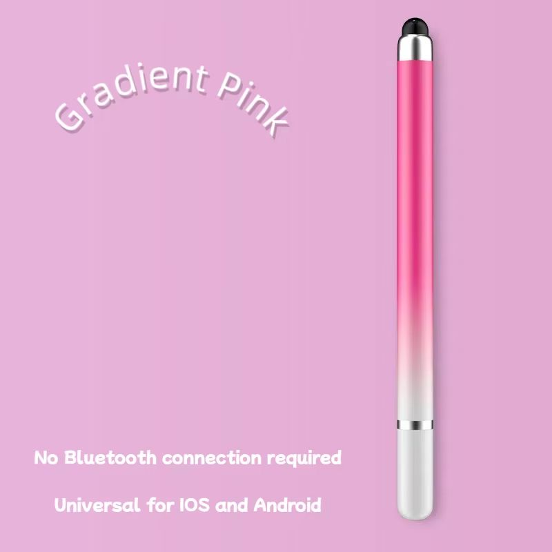 2 In 1 Stylus Pen For Mobilephone Tablet Capacitive Touch Pencil without Delay For Universal Android Phone Drawing Screen