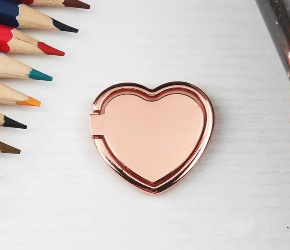 Heart Pattern Mobile Phone Finger Ring Holder Phone Accessories