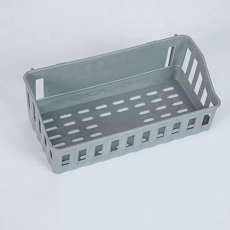 Plastic Bathroom Shelf Organizer No Drill Organizer Shower Storage Rack Wall Mount Toilet Shampoo Holder Bathroom Accessories