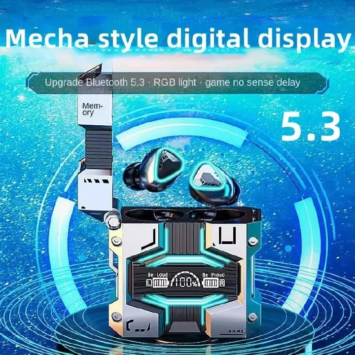 TWS M45 Bluetooth Earphones 5.3 Wireless bluetooth headset Noise Cancelling Headsets With Microphone Headphones For Xiaomi Redmi