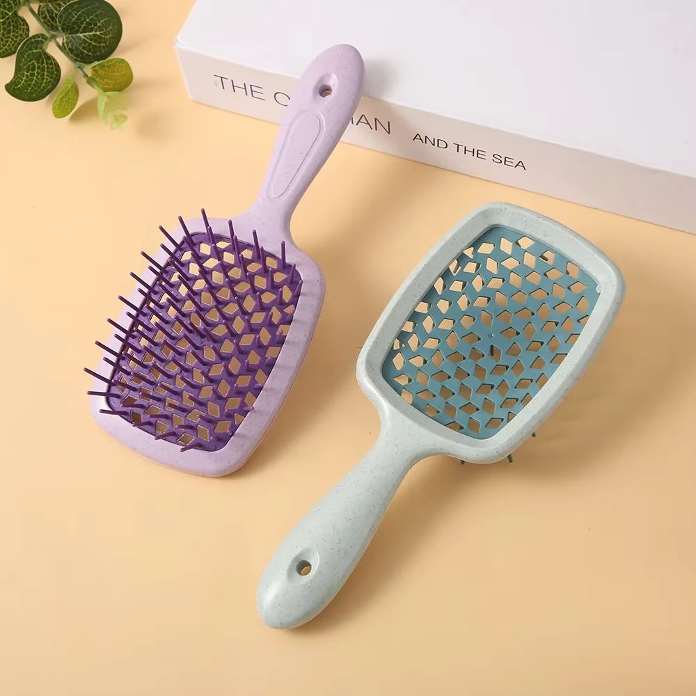 Hollow Out Hair Comb Detangling Scalp Massage Combs Dry Wet Dual Use Curly Hair Brushes Barber Salon Hairdressing Styling Tools