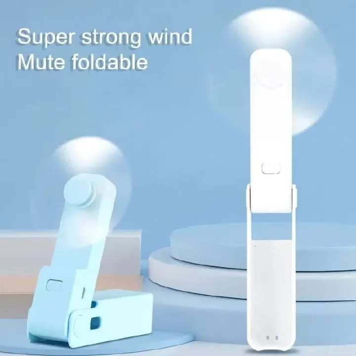 USB Foldable Small Fan with Strong Wind Power Charging, Ultra Long Endurance, Lightweight, Portable, and Fast Cooling Expert