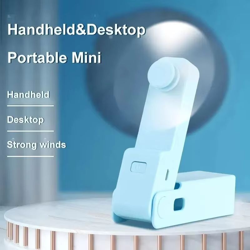 USB Foldable Small Fan with Strong Wind Power Charging, Ultra Long Endurance, Lightweight, Portable, and Fast Cooling Expert