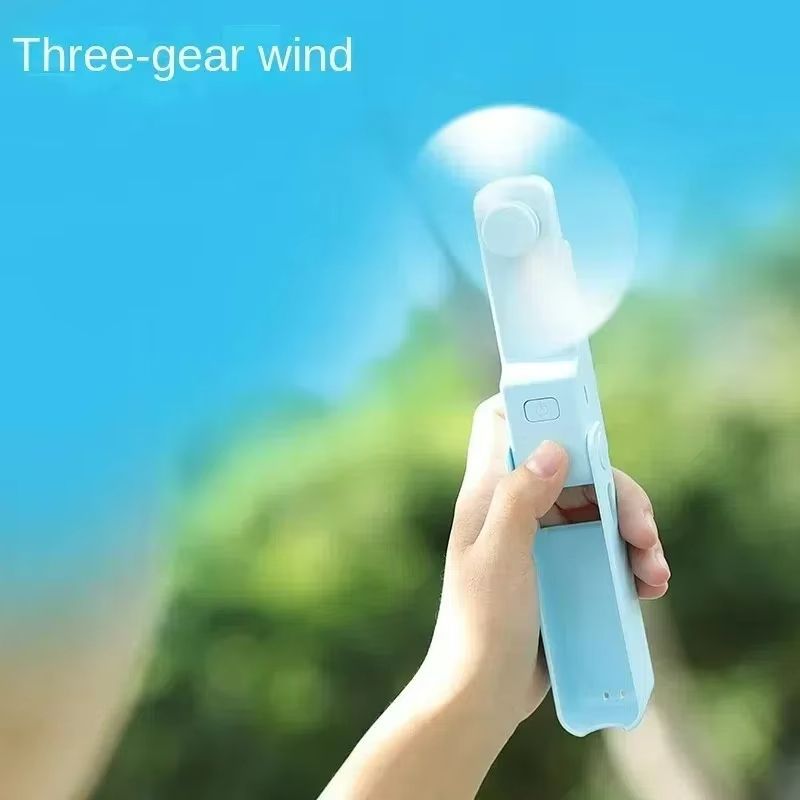 USB Foldable Small Fan with Strong Wind Power Charging, Ultra Long Endurance, Lightweight, Portable, and Fast Cooling Expert