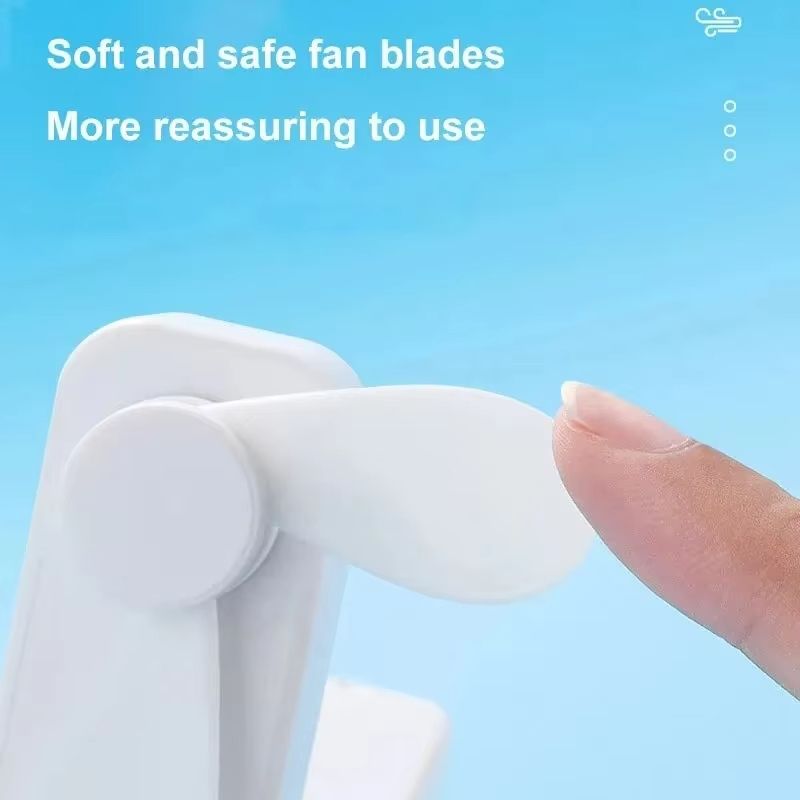 USB Foldable Small Fan with Strong Wind Power Charging, Ultra Long Endurance, Lightweight, Portable, and Fast Cooling Expert
