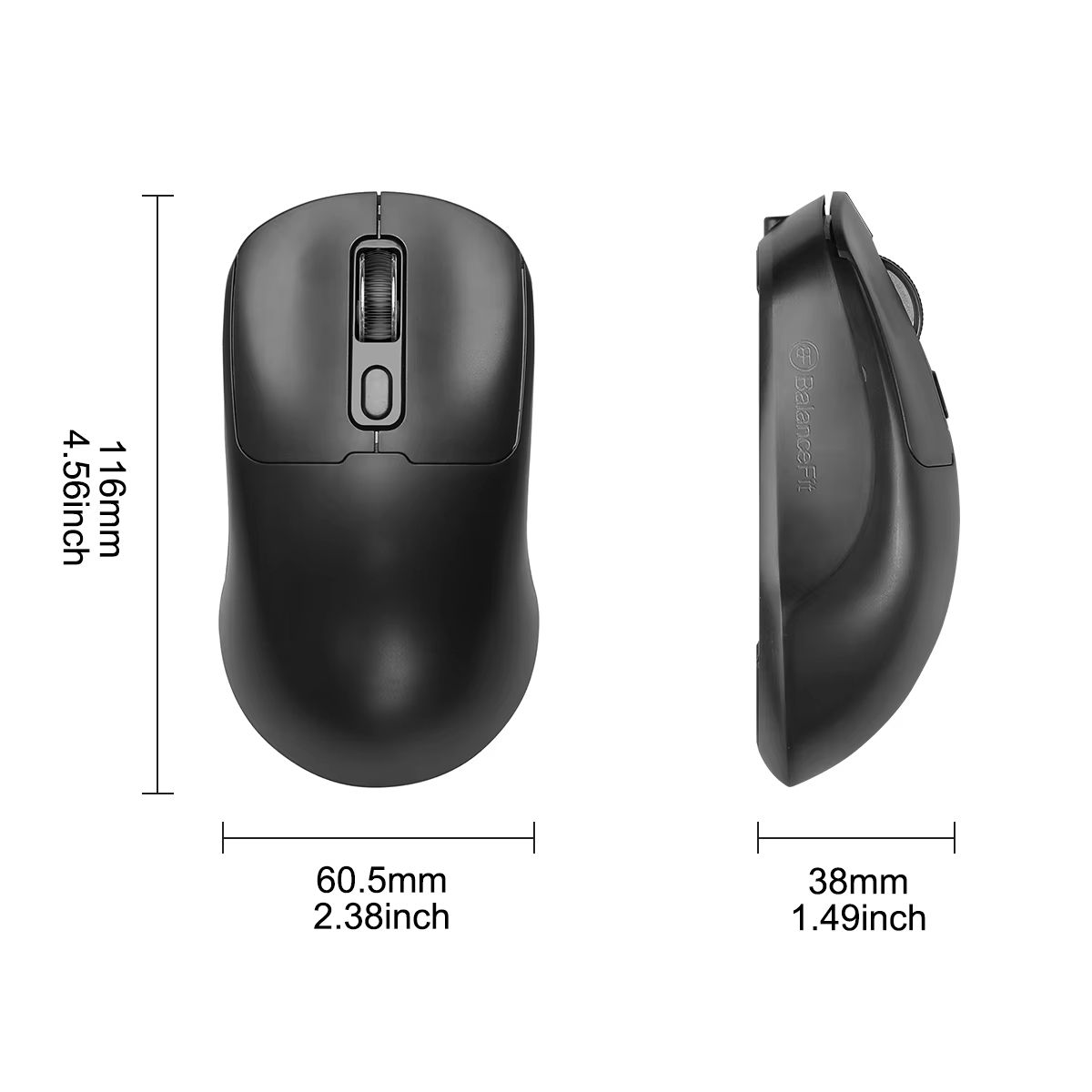 Wireless Mouse Blueteeth 2.4G Portable Silent Ergonomic Mice For Laptop iPad Tablet Notebook Mobile Phone Office Gaming Mouse