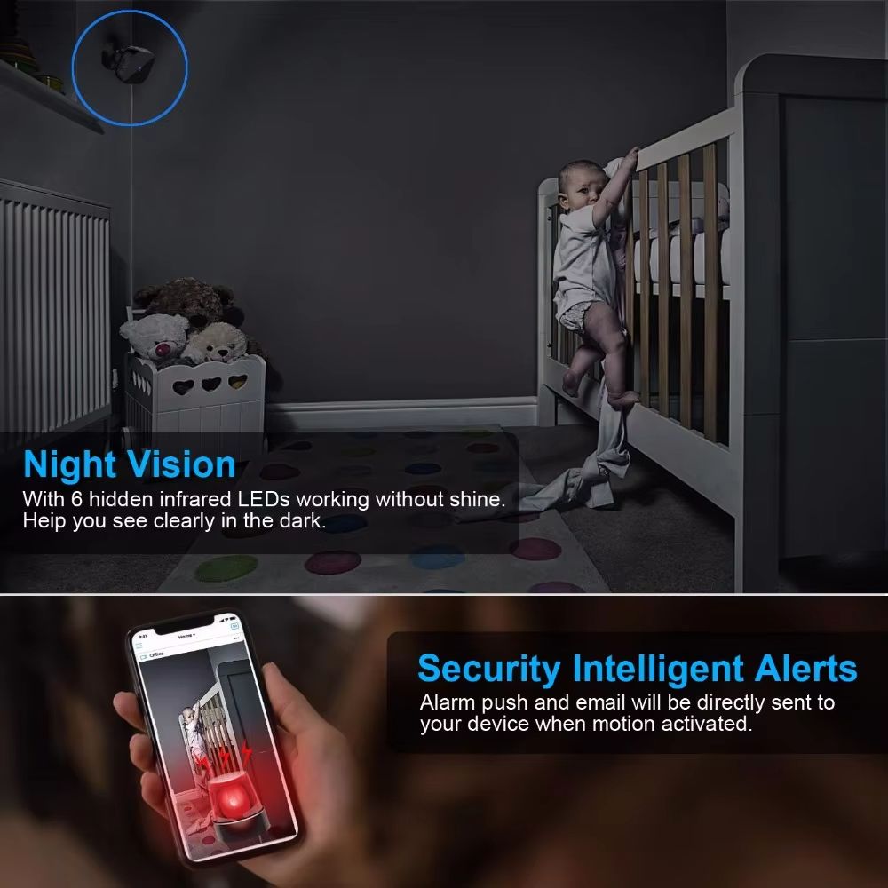H9 Micro Camera HD 1080P Small Wifi Camcorder Mini IP Cam Infrared Night Version DVR Remote Motion Sensor Audio Video Recorder