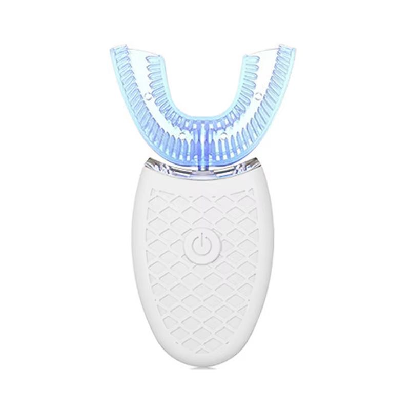 Waterproof USB Rechargeable Toothbrush 360 Degree Sonic Toothbrush U-Shaped Electric Toothbrush