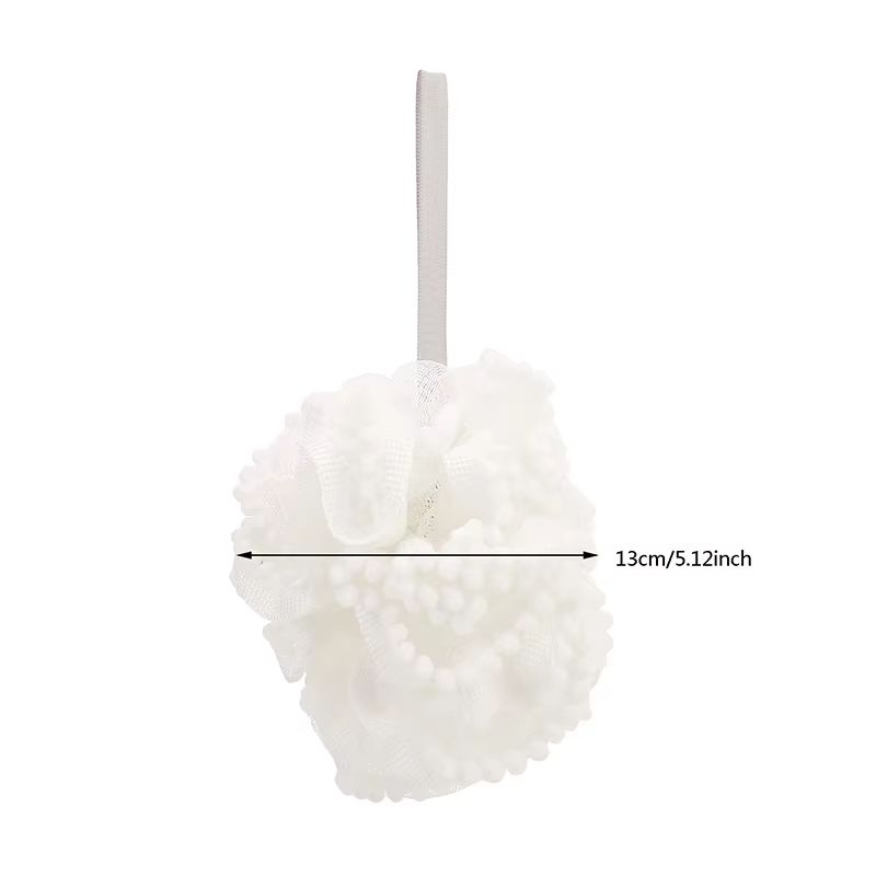 Bathing Flower Foaming Sponge Bubble Wisp for Body Soft Shower Flower Mesh Ball Skin Cleaner Cleaning Tools Bathroom Accessories