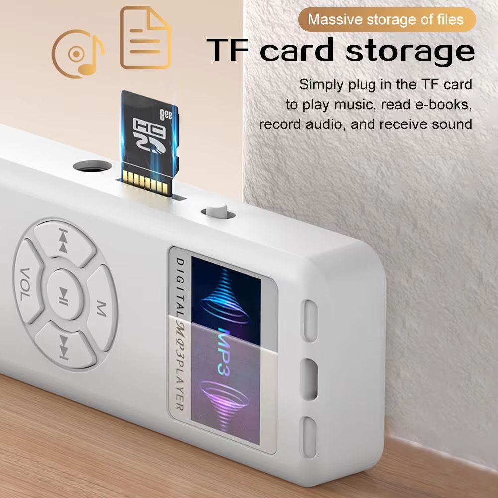 2025 New MP3 Player HiFi Lossless Stereo Music Player Portable Sports Walkman with FM Radio E-Book Recording Reproductor de MP3