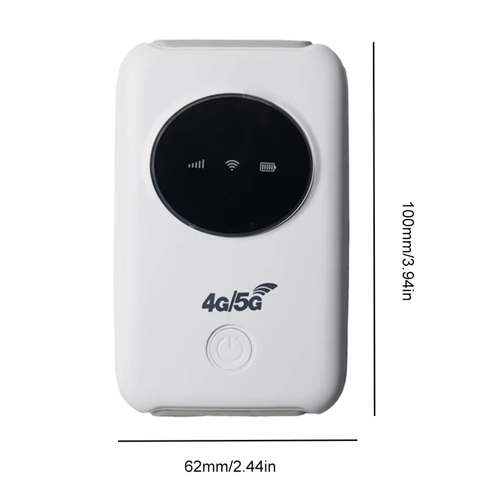 Portable 4G Wireless Router 3200mAh Mobile Broadband Wide Coverage with SIM Card Slot 10 WiFi Users Wireless LTE WiFi Modem