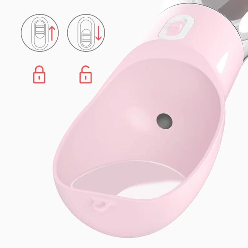 2 In 1 Pet Dog Water Bottle Cat Food Dispenser Portable Multifunctional Drinking Bowl For Small Large Dogs Travel Puppy Supplies