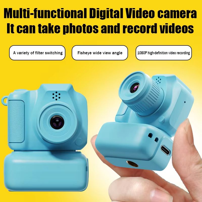 X5 Mini Camera Keychain Small Digital Camera HD 1080P 1.3 inch Portable USB Video Recorder For Birthday Retro Camera Recorder
