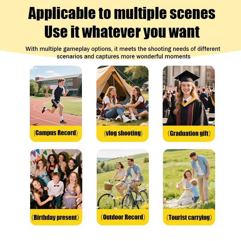 X5 Mini Camera Keychain Small Digital Camera HD 1080P 1.3 inch Portable USB Video Recorder For Birthday Retro Camera Recorder