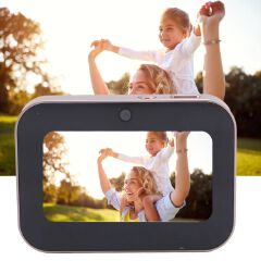 Digital Camera Clear Images Portable Digital Camera 64MP 4K Tempered Glass 3 Inches HD Screen for Watching Movies