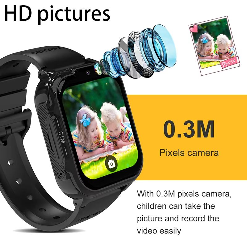 2025 Kids Games Smart Watch 18 Games Camera Waterproof Flashlight Sleep Monitoring For Birthday Holiday Gift Boy Girl Children