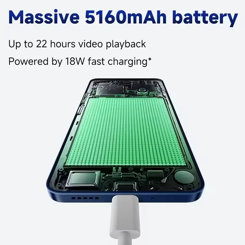 Xiaomi Redmi 14C Smart Phone 128GB + 6GB 6.88 Inch 13mp+5mp  120Hz HD+ IPS display 4G Dual Sim 5160mAh Redmi Phone