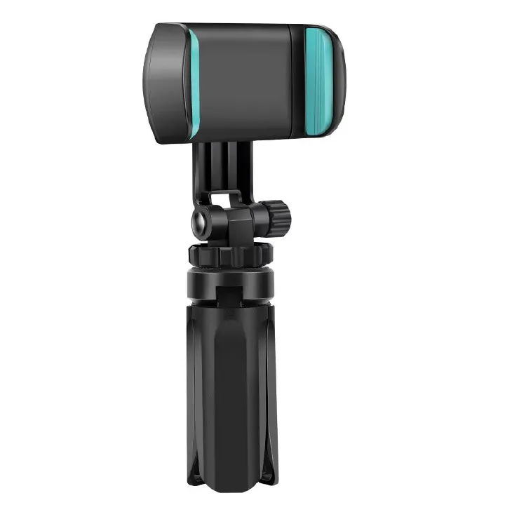 Adjustable Phone Tripod Stand Portable Foldable Desktop Holder 360 Rotatable Selfie Stick Live Streaming Stabilizer Compact