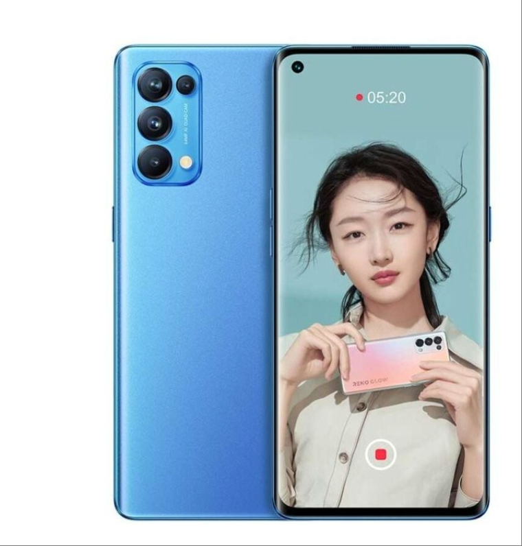 Refurbished OPPO Reno5pro 128GB+8GB/256GB +12GB Smart Phone Unlock 6.55-inch 5G curved screen 4350mAh Dual Nano-SIM Phones