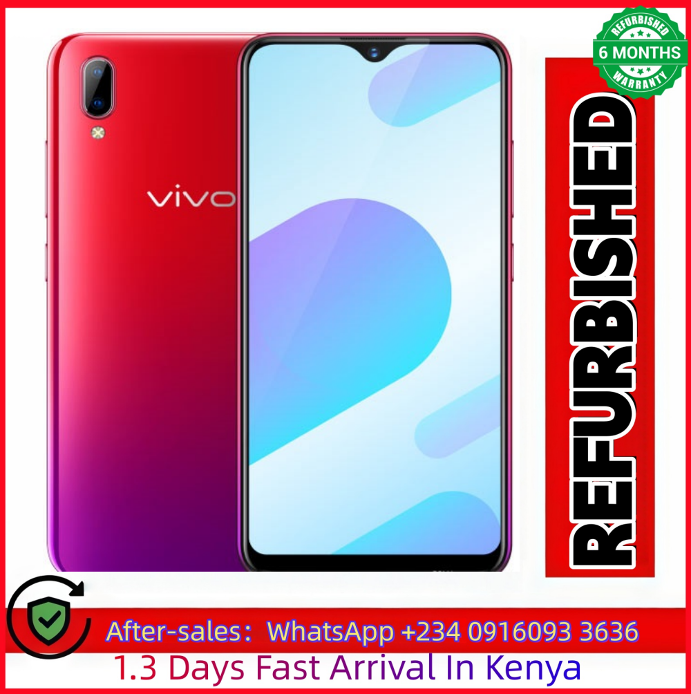 Refurbished VIVO Y93  Y93S 128GB+4GB 6.2-inch 13mp+8mp Face Wake up Face Recognition Brush Face Unlock AI Smart Dual Camera  Smart Feature Random  phone