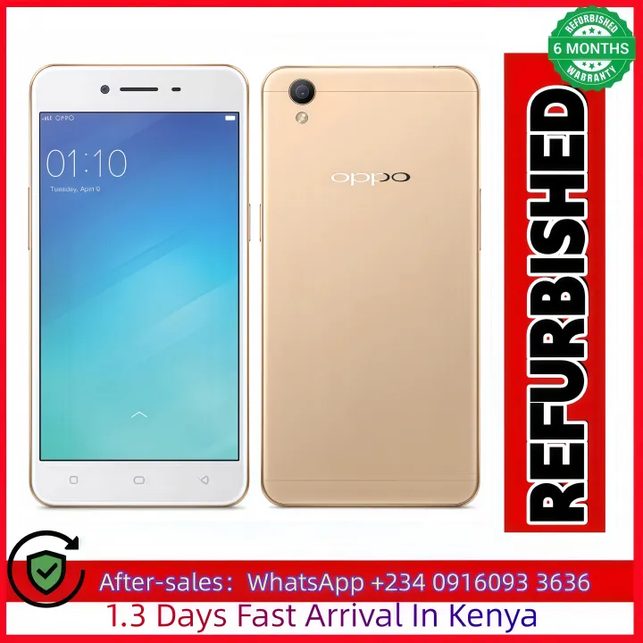 refurbished phone OPPO A37F 16GB + 2GB 4G LTE Dual Card 2630mah 8MP+5MP  5.5 inches phones Refurbished SmartPhones Random  Phone