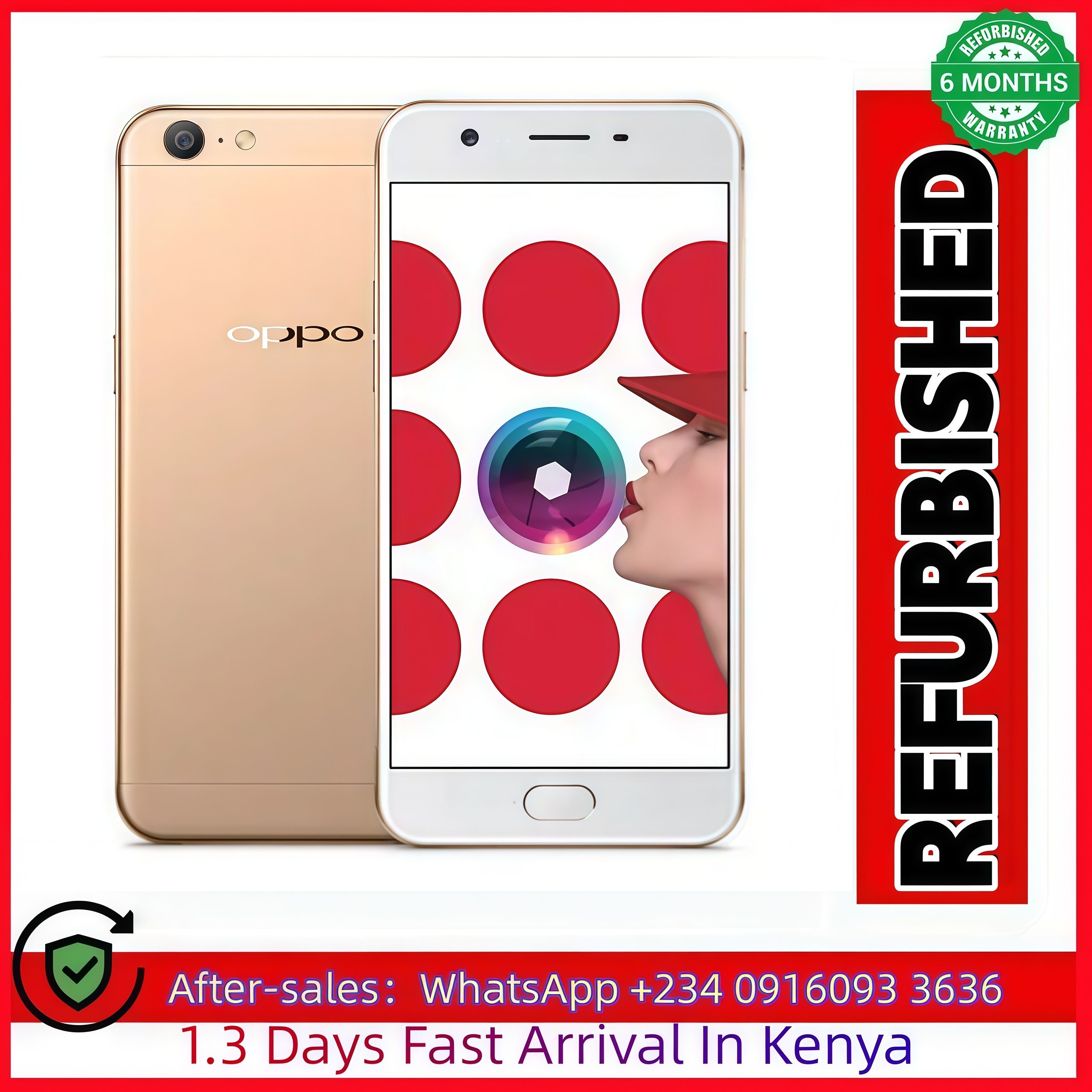 Refurbished phone OPPO A57 F1 32GB+3GB 5.2 " 13MP+16MP Fingerprint unlock 2/3/4G LTE Mobile Phones oppoA57 Android Octa Core IPS SmartPhones