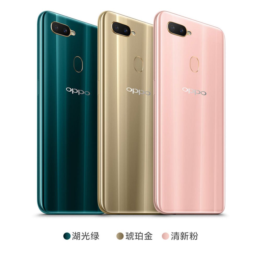 Refurbished Oppo A5s smartphone with 64GB+4GB 6.2-inch screen, 4G Android LTE dual SIM phone, 4230mah battery, 8mp rear 13MP+2MP camera, 8-core smartphone 5.0 Face Unlock Fingerprint Unlock