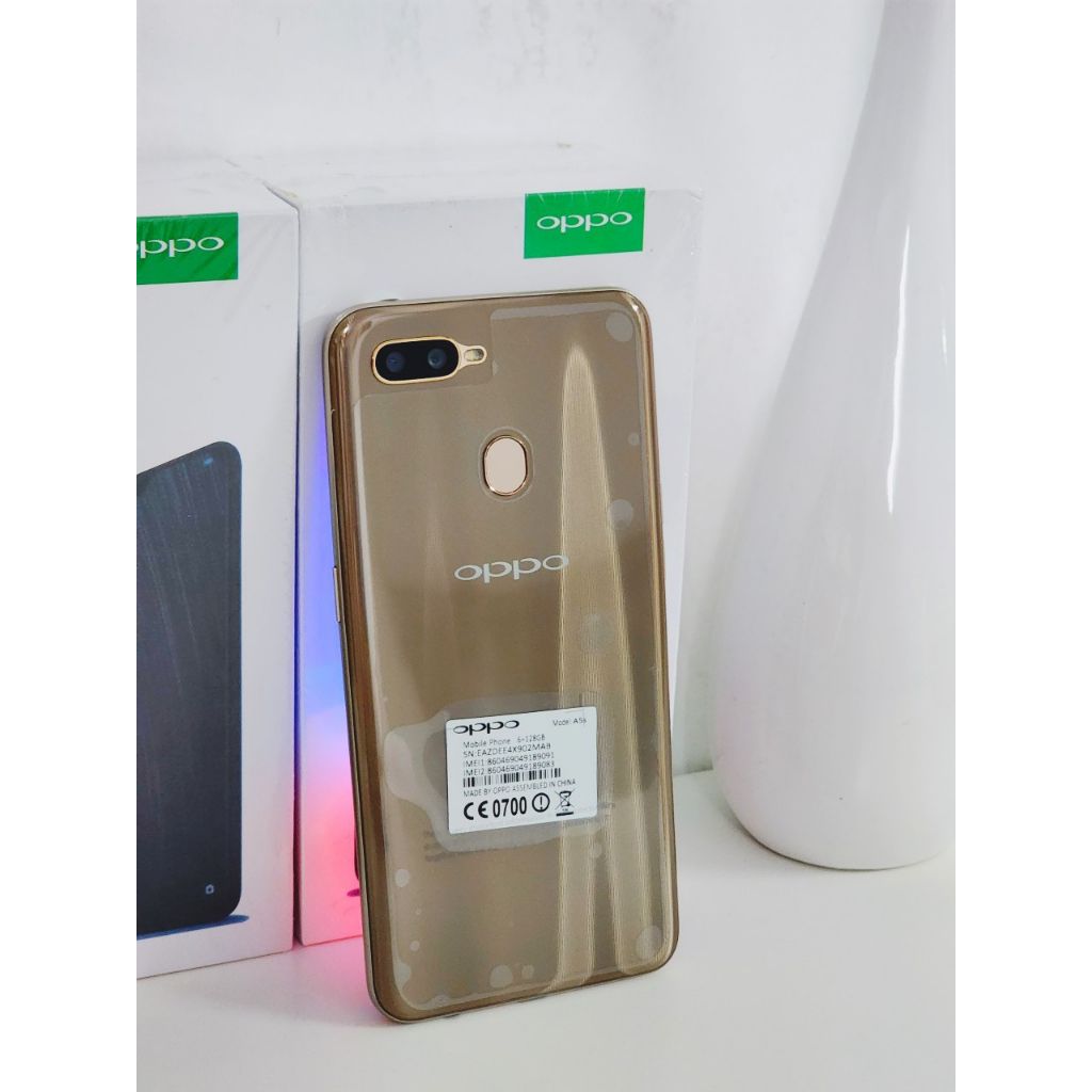Refurbished Oppo A5s smartphone with 64GB+4GB 6.2-inch screen, 4G Android LTE dual SIM phone, 4230mah battery, 8mp rear 13MP+2MP camera, 8-core smartphone 5.0 Face Unlock Fingerprint Unlock