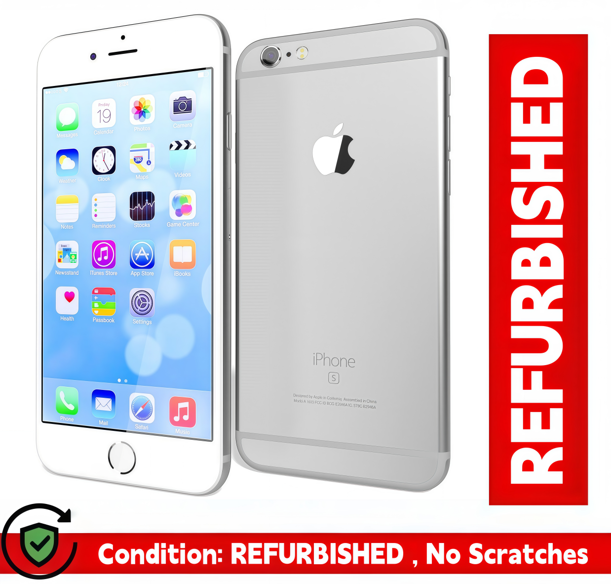Refurbished  iPhone 6s  2+ 16/32/64/128GB  4.7 Inch Retina HD Display 12MP Clear Camera Touch ID Fingerprint Unlock 4G LTE Fast Network