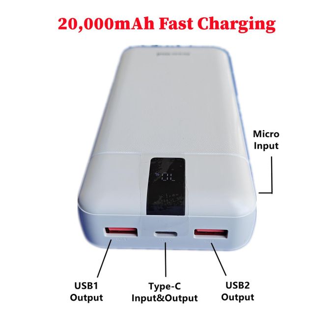 [LIMITED OFFER] Great Wall 22.5W + PD Super Fast Quick charging Great wall Power bank 20000mAh/74Wh PS23 MODEL