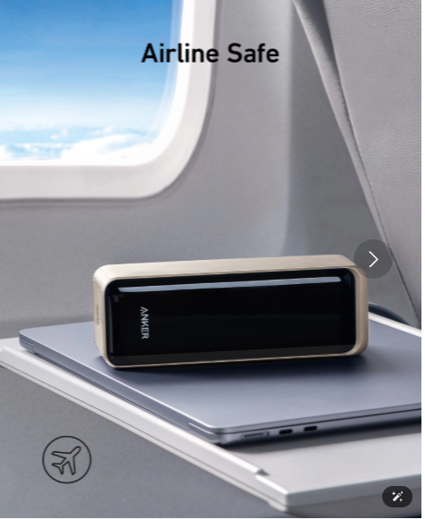 Anker Prime Ultra-High Capacity 27650mAh  Powerful 250W Output  Power Bank  Ultra-High Capacity Portable Charger with Smart Digital Display  Compatible with smartphones tablets laptops