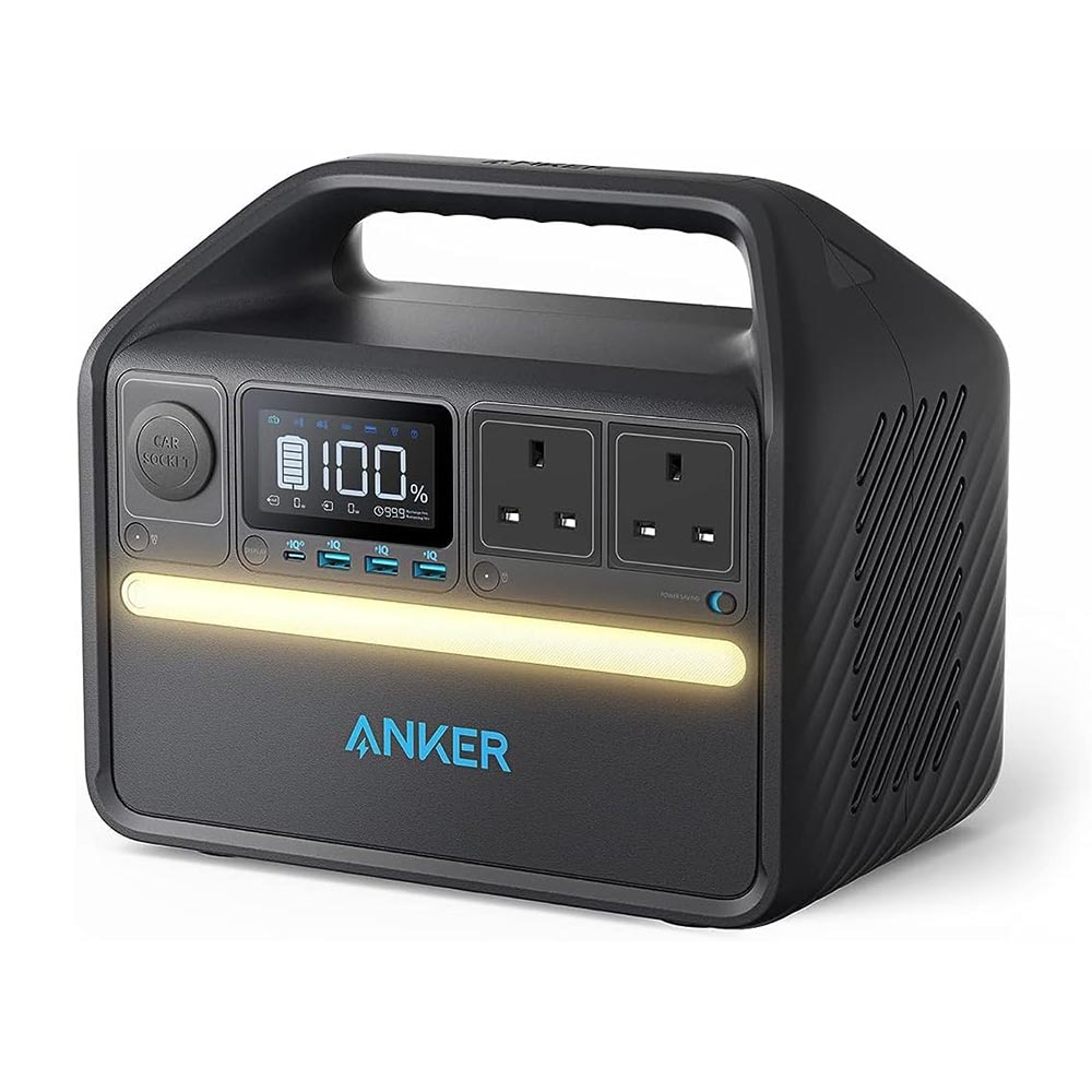 Anker PowerHouse 535 – Portable Power Station (512Wh | 500W) – A1751211 – Black
