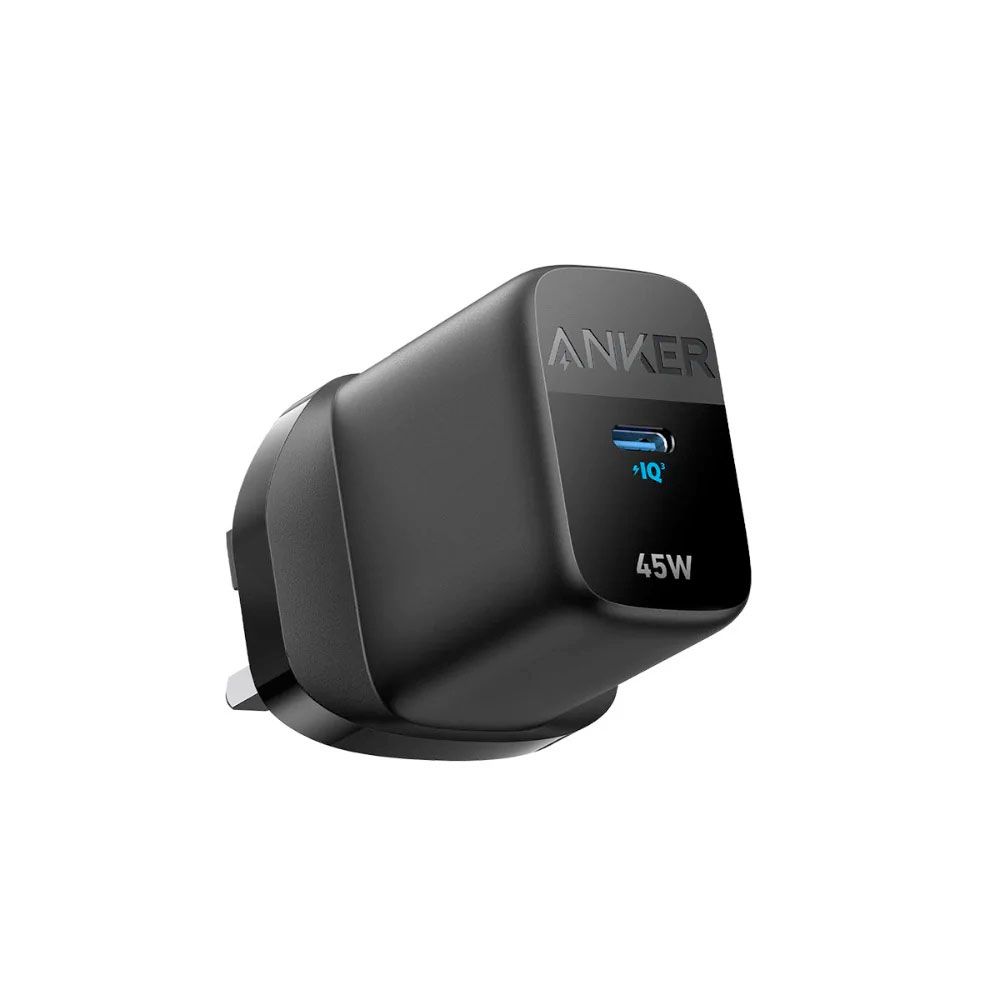 [Exclusive deal] Anker 313 Charger (Ace, 45W) - Black Fast Charging Performance Compact & Portable Design Efficiency with GaN Technology