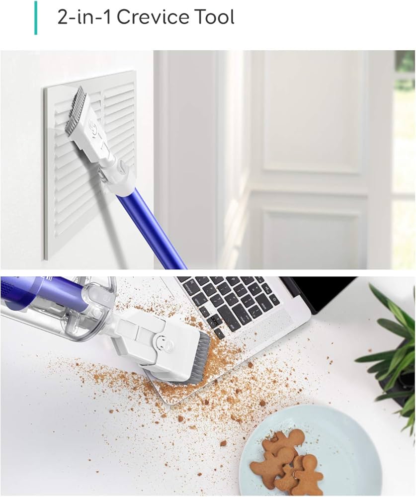[Special Offer] EUFY S11 REACH  Wireless rechargeable Car/ Home Vacuum Cleaner.suction power of 8500 pa Cordless 2 In 1 Handheld Auto Vacuums Home & Car Dual Use Mini Vacuum Cleaners
