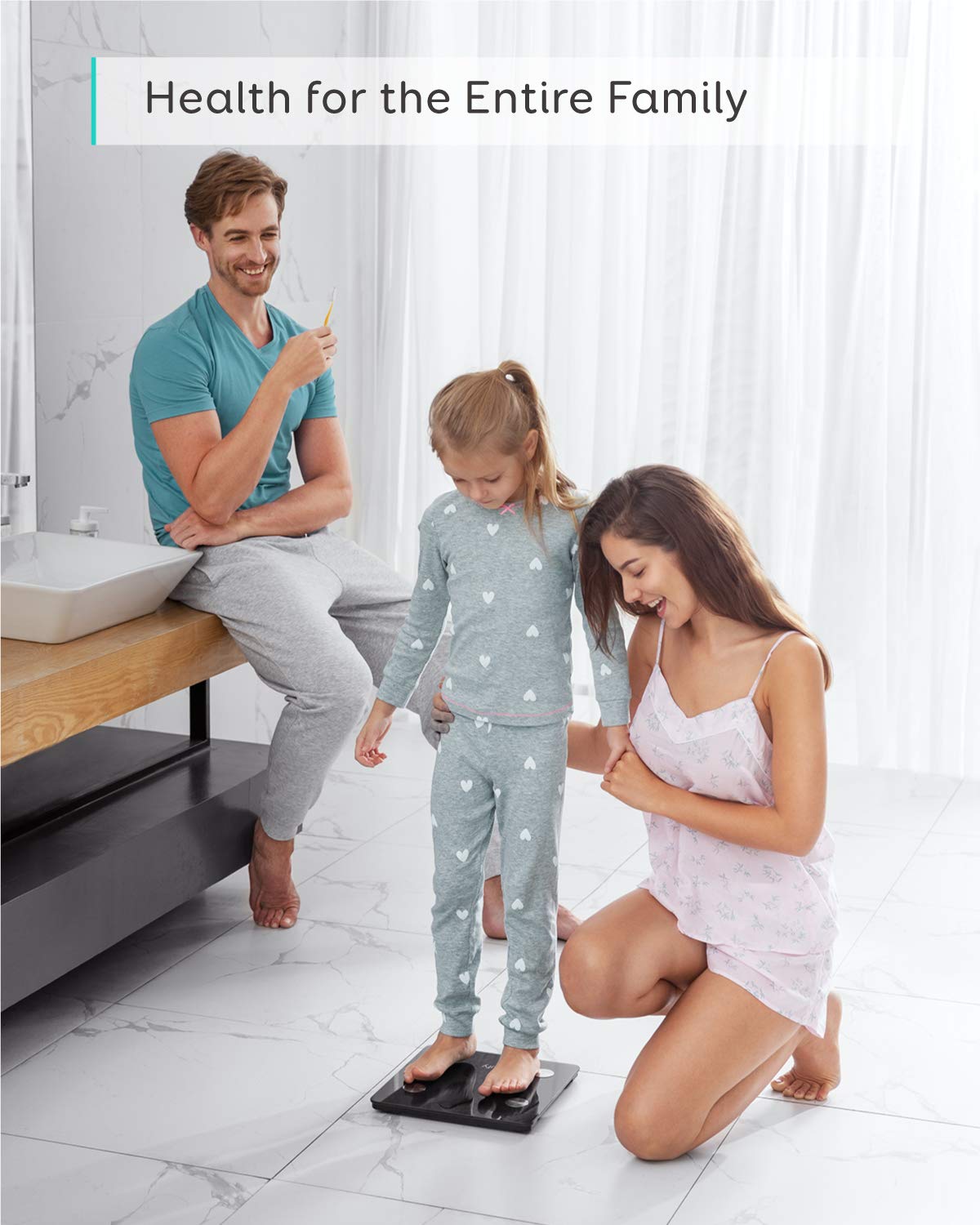 [Special Offer] ANKER  EUFY CLEAN SMART SCALE C1 BLACK T9146K15 Weighing Scale Smart Bluetooth  Fat Scale Smart Wireless Digital Bathroom Composition Analyzer With Smartphone App  Health Monitors