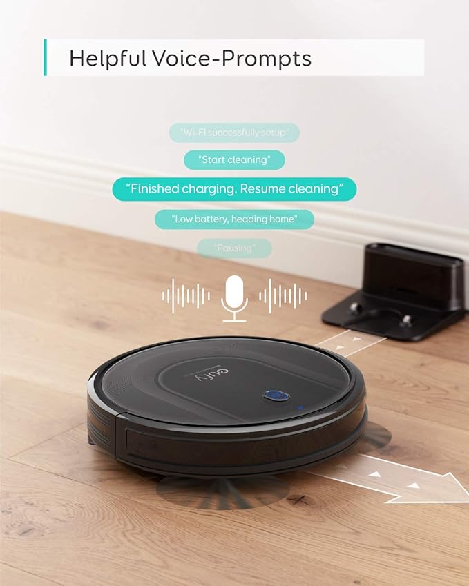 [Special Offer] EUFY ROBOVAC G10 HYBRID  Robot Vacuum Cleaner 2 in 1 Wireless Vacuum Cleaner With LED Atmosphere Lights Quiet Vacuuming Mopping Humidifying Vaccume Clean