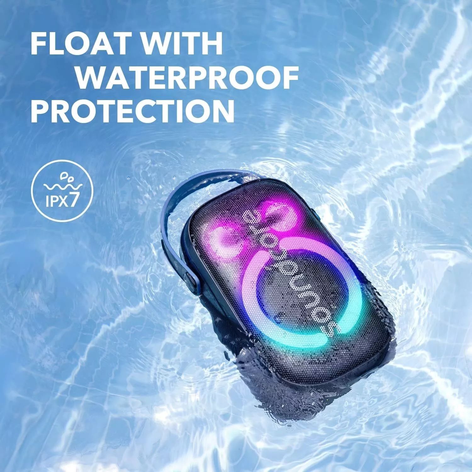 【Anker Official】 Soundcore Rave Neo 2 - Black  Bluetooth Accessories Waterproof Subwoofer Portable Bluetooth Wireless Speaker Surround Loudspeaker TF Card AUX Sound Box TWS USB Flash Drive