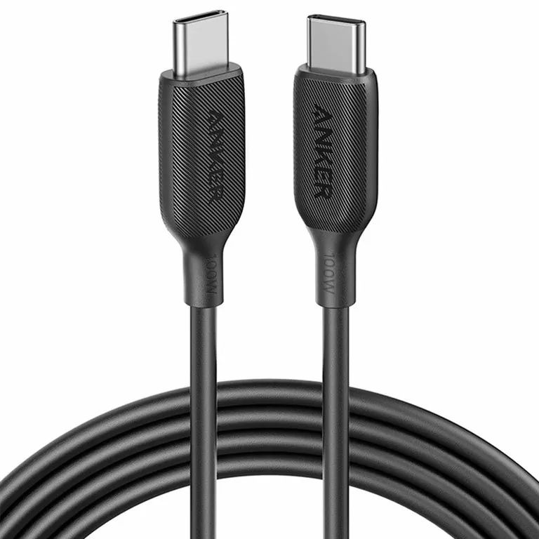 [Exclusive deal] Anker PowerLine III USB-C to USB-C 2.0 Cable USB C to USB C Cable (100W) - Black
 -  6ft Durable Charging Cord , USB-C to USB-C Charging Cable , 100W PD Fast Charging