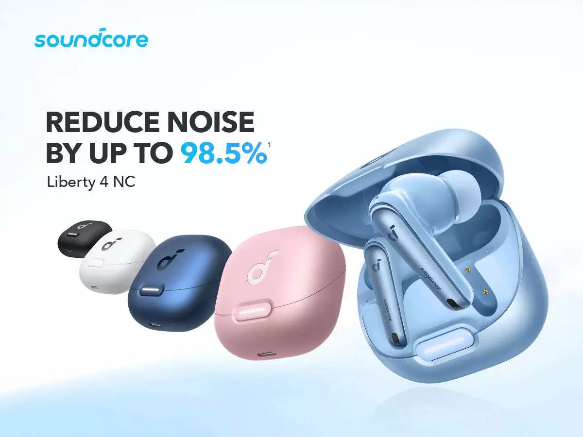 [ Special Deal ] Soundcore Liberty 4 NC | True-Wireless Noise Cancelling Earbuds - Pink