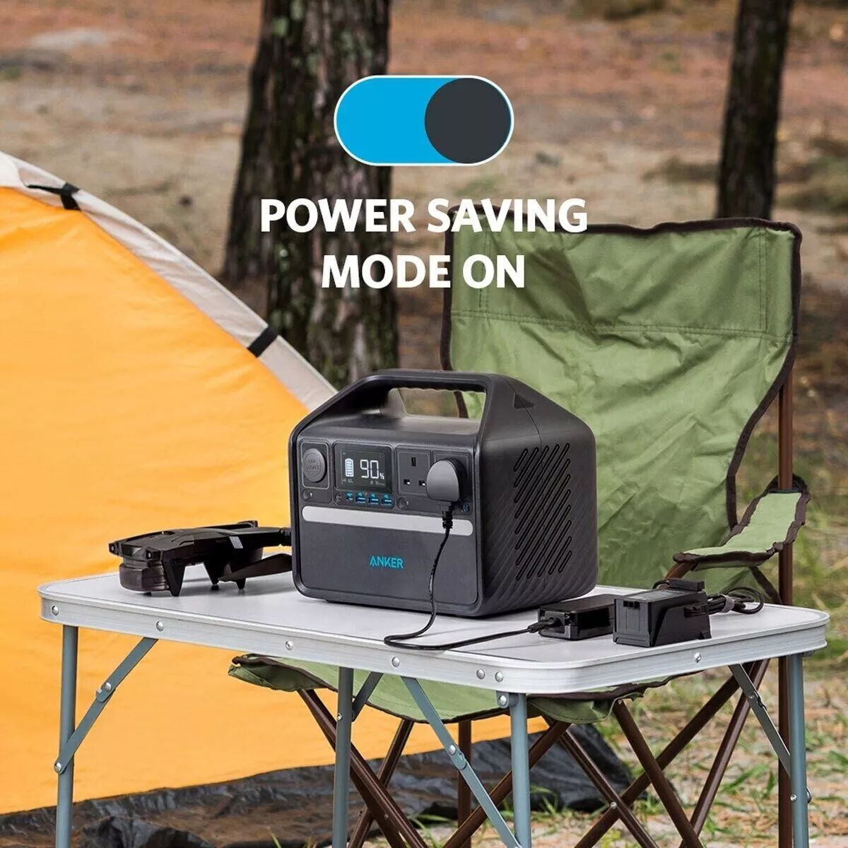 Anker PowerHouse 535  Portable Power Station High-Capacity Power Supply  512Wh  500W  A1751211   Output  Fast Recharging & Multidevice Support Multiple Output Ports AC outlets USB-C USB-A  and car