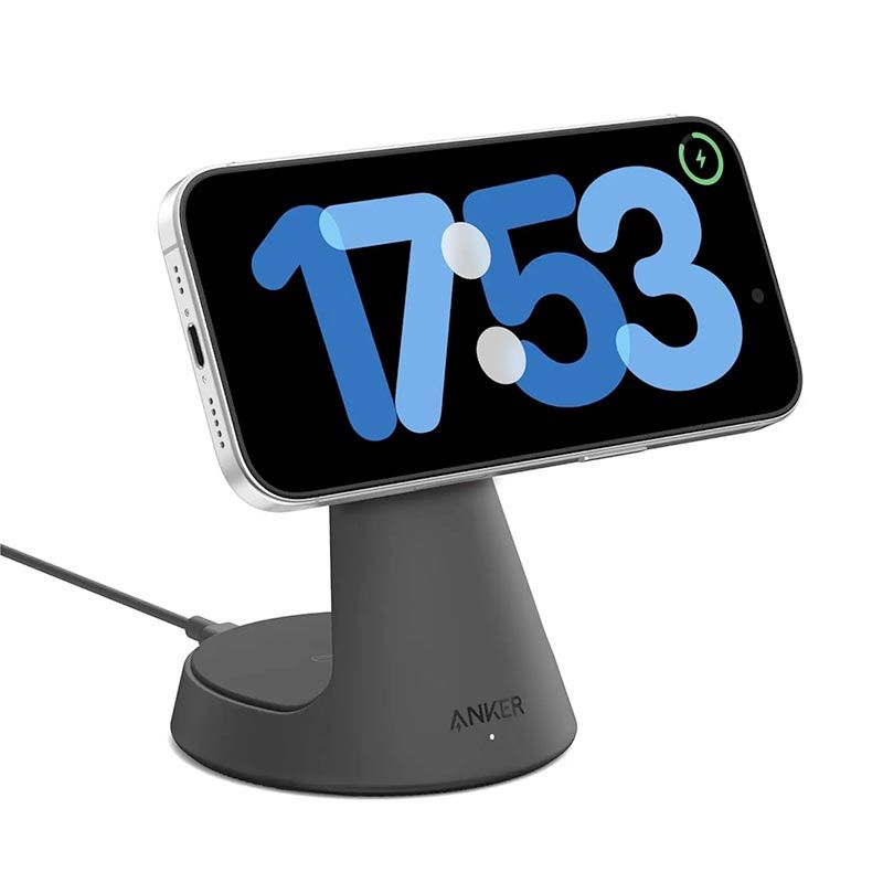 [Exclusive deal] Anker MagGo Wireless Charger (2-in-1, Dock Stand) -  Fast Charging Station with Phone & AirPods Holder