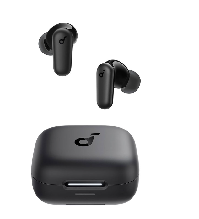 [Special Offer] Soundcore P30i - Black Deep Bass ,Bluetooth 5.4, Long Battery, Dual Device Pairing, Mic ,  45H Playtime, Compact Case, Fast Charge, IPX5 ,Clear Calls