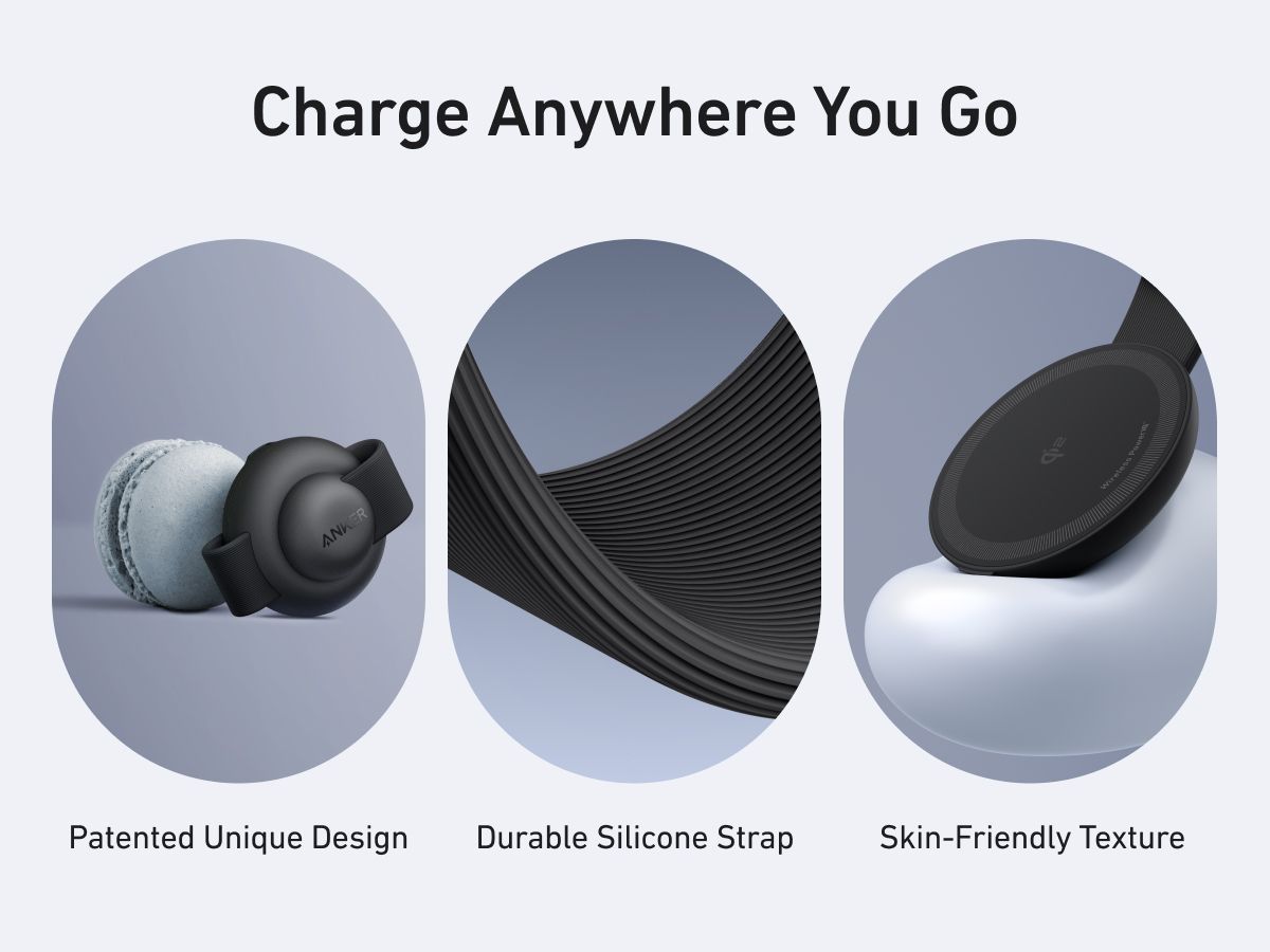 [Exclusive deal] Anker MagGo Wireless Charging Station (3-in-1, Foldable Pad) -  Foldable MagSafe Charger for iPhone, Apple Watch, AirPods,Ultra-Fast 15W Wireless Charging