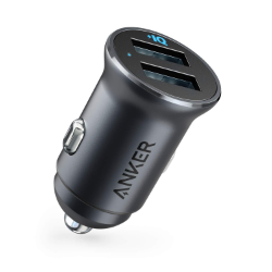 【Anker Official】 Anker PowerDrive 2 Elite 24W 2-Port Lightning Car Charger - Black