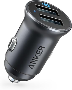 【Anker Official】 Anker PowerDrive 2 Elite 24W 2-Port Lightning Car Charger - Black