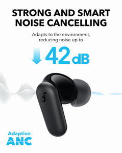 [Special Offer] Soundcore P30i - Black Deep Bass ,Bluetooth 5.4, Long Battery, Dual Device Pairing, Mic ,  45H Playtime, Compact Case, Fast Charge, IPX5 ,Clear Calls