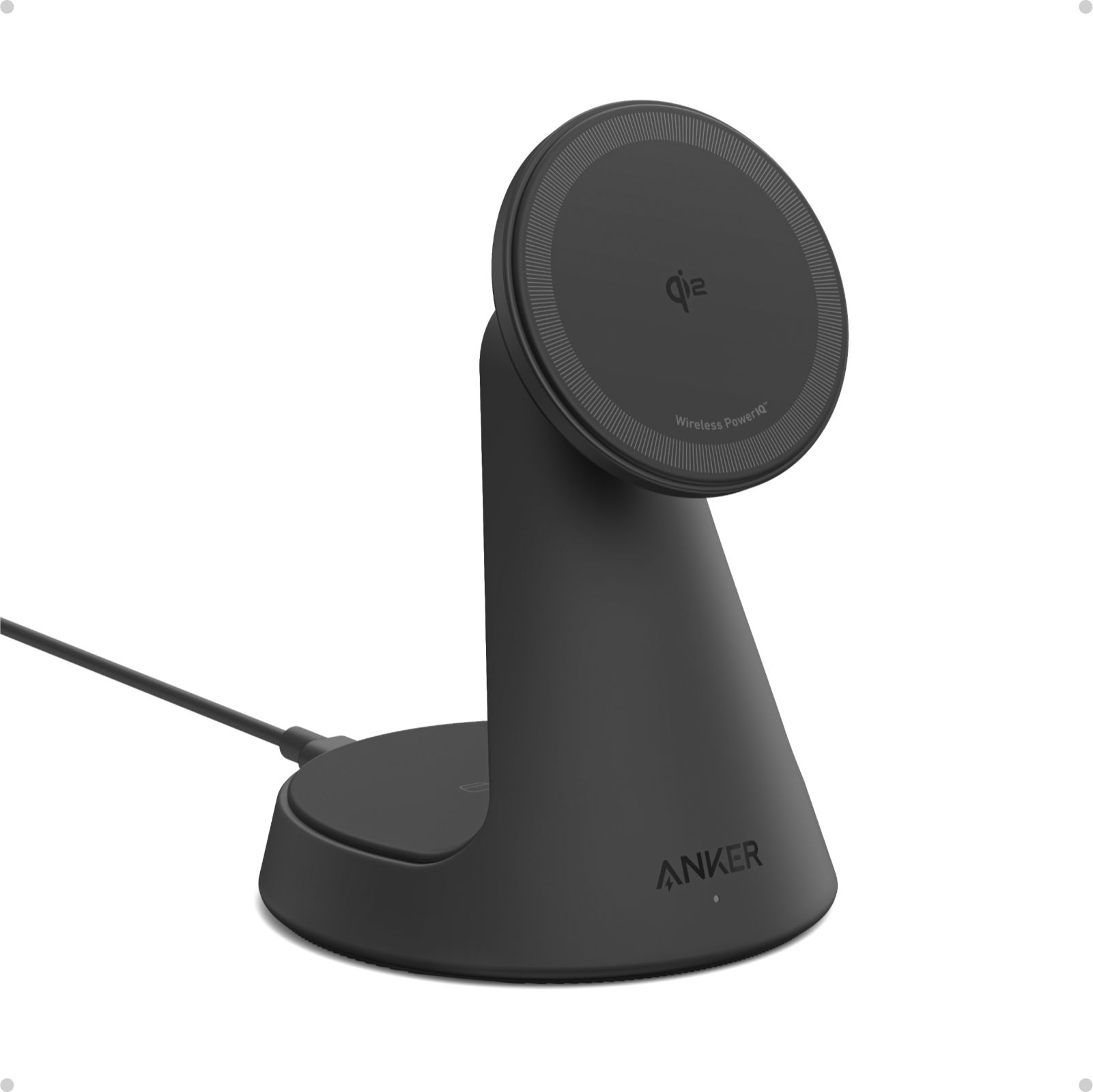 [Exclusive deal] Anker MagGo Wireless Charger (2-in-1, Dock Stand) -  Fast Charging Station with Phone & AirPods Holder