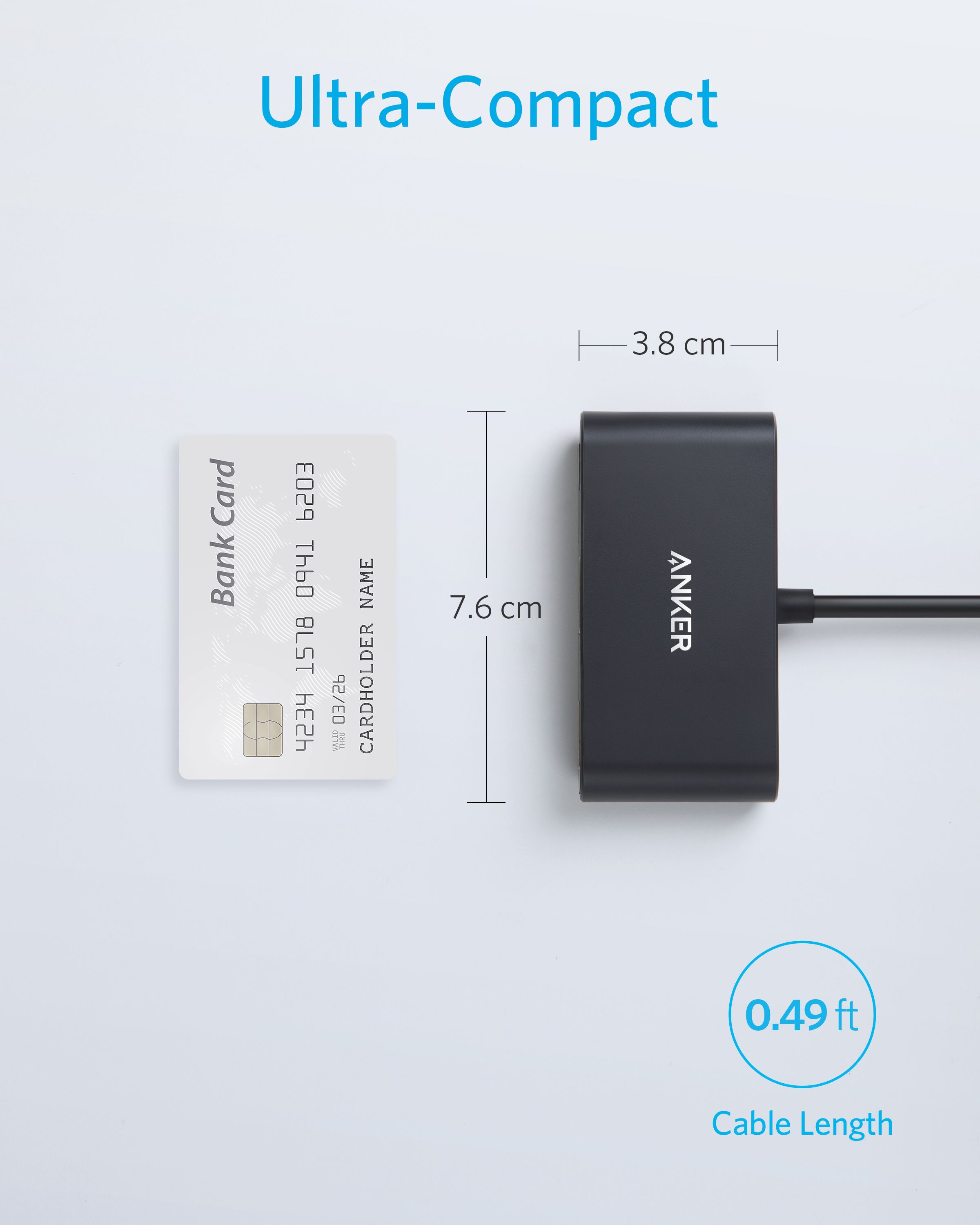 [Exclusive deal] Anker PowerExpand 3-in-1 USB-C PD Multi-Function Hub with 4K HDMI, 100W PD Adapter - Gray 100W Power Delivery, USB 3.0 Data Port, for iPad Pro, MacBook Pro, MacBook Air, XPS